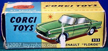 Corgi Toys Ref.Nr.222, Renault Floride green