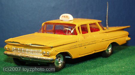 Details about   Corgi Toys 221 Chevrolet Impala TAXI  Full Set of Stickers Only No Car 