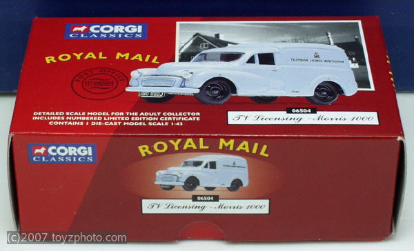 Corgi Ref.Nr.06504, Morris 1000 Van Royal Mail TV