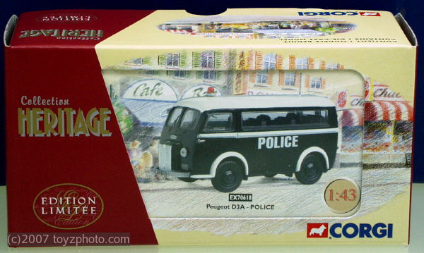 Corgi Ref.Nr.70618, Peugeot D3A Police