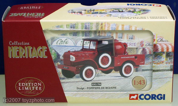 Corgi Ref.Nr.51706, Dodge Pompiers de Béziers
