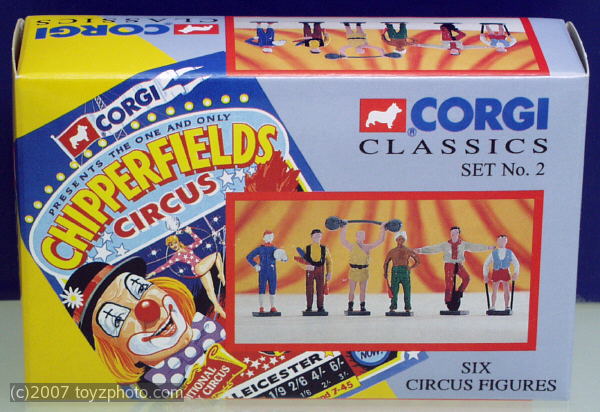 Corgi Ref.Nr.Set2, Six Circus Figures Chipperfields