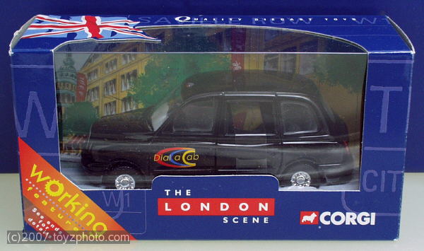 Corgi Ref.Nr.66002, LTI London Taxi Dial a Cab
