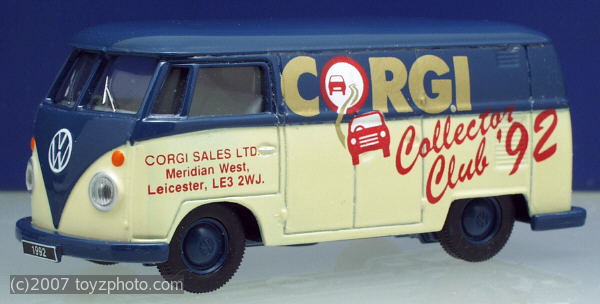 Corgi, VW Transporter Collector Club 1992