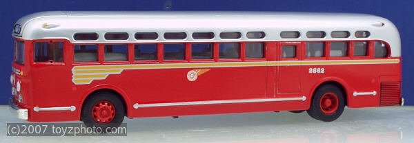 Corgi Ref.Nr.98601, Bus General Motors Pacific Electric