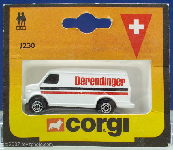 Corgi Ref.Nr.j229 j230, Special Suisse Auto ecole et fourgonette