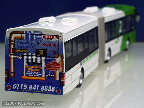 Corgi Ref.Nr.41302, OO Series Bus Articule Nottingham