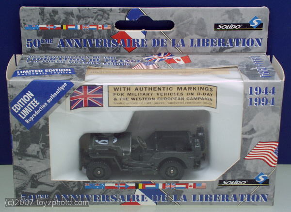 Solido Ref.Nr.4594 51, Jeep Willys Liberation 1944